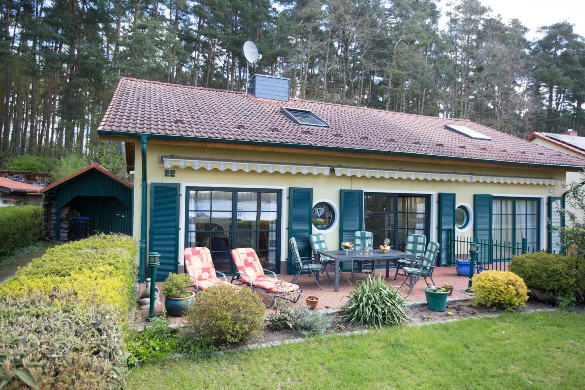 Ferienhaus Seeblick am Jabeler See mit Sauna Exterior foto